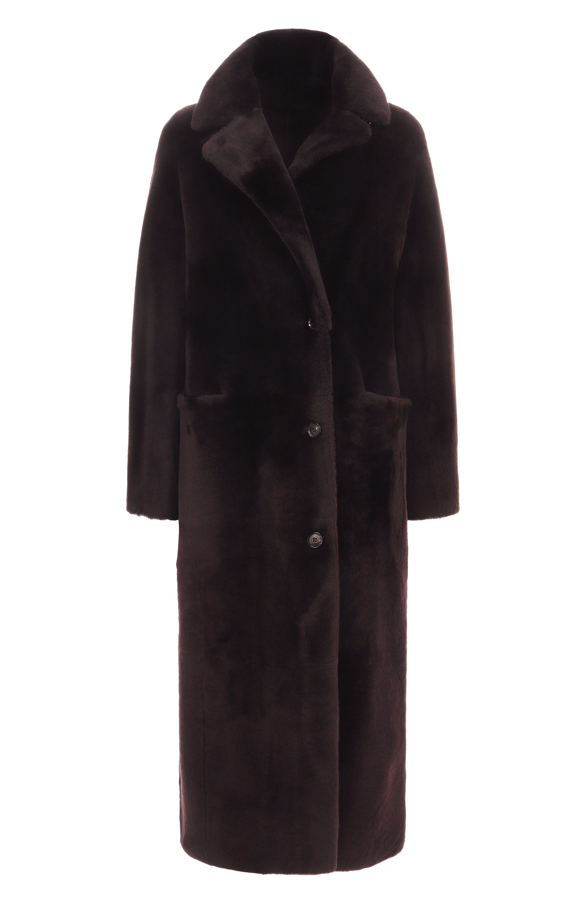 Дубленка из овчины KITON темно-коричневого цвета по цене 1115000 руб., арт. D60672K0546F07, фото 1 Дубленка из овчины KITON, арт. D60672K0546F07, фото 1