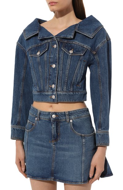 Джинсовая куртка ALEXANDER MCQUEEN, арт. 752781/QMACG, фото 3