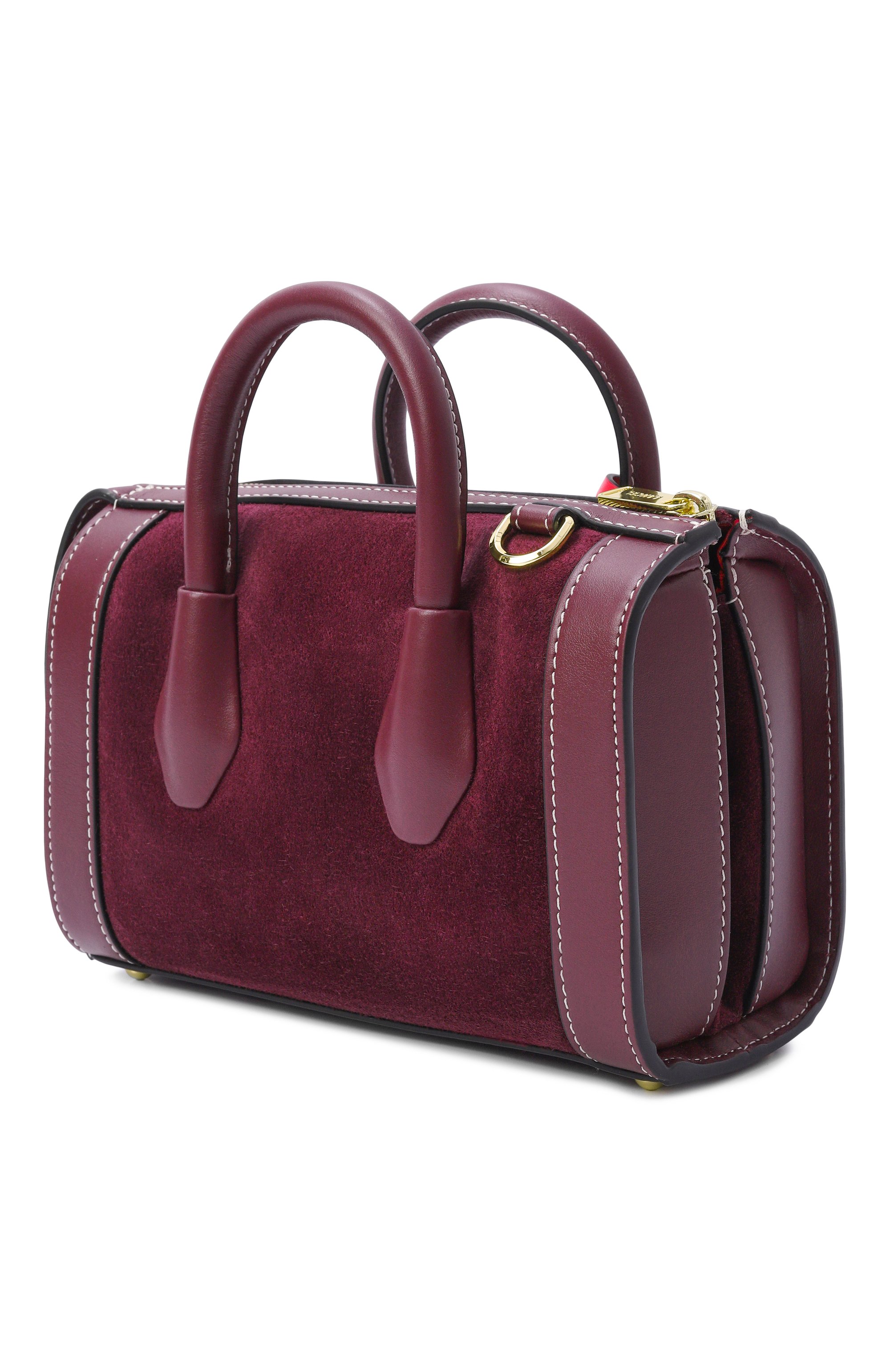 Сумка bcbg mini LANCEL бордового цвета по цене 81950 руб., арт. A13692, фото 4 Сумка bcbg mini LANCEL, арт. A13692, фото 4