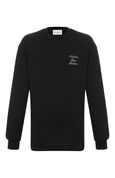 Хлопковый лонгслив DROLE DE MONSIEUR, арт. E-TS220-C0002-BL, фото 1