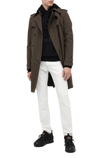 Хлопковое худи BURBERRY черного цвета по цене 87750 руб., арт. 8028539, фото 2 Хлопковое худи BURBERRY, арт. 8028539, фото 2