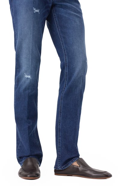 Кожаные лоферы BARRETT, арт. 221U032.6/CERV0 ASP0RTABILE, фото 3