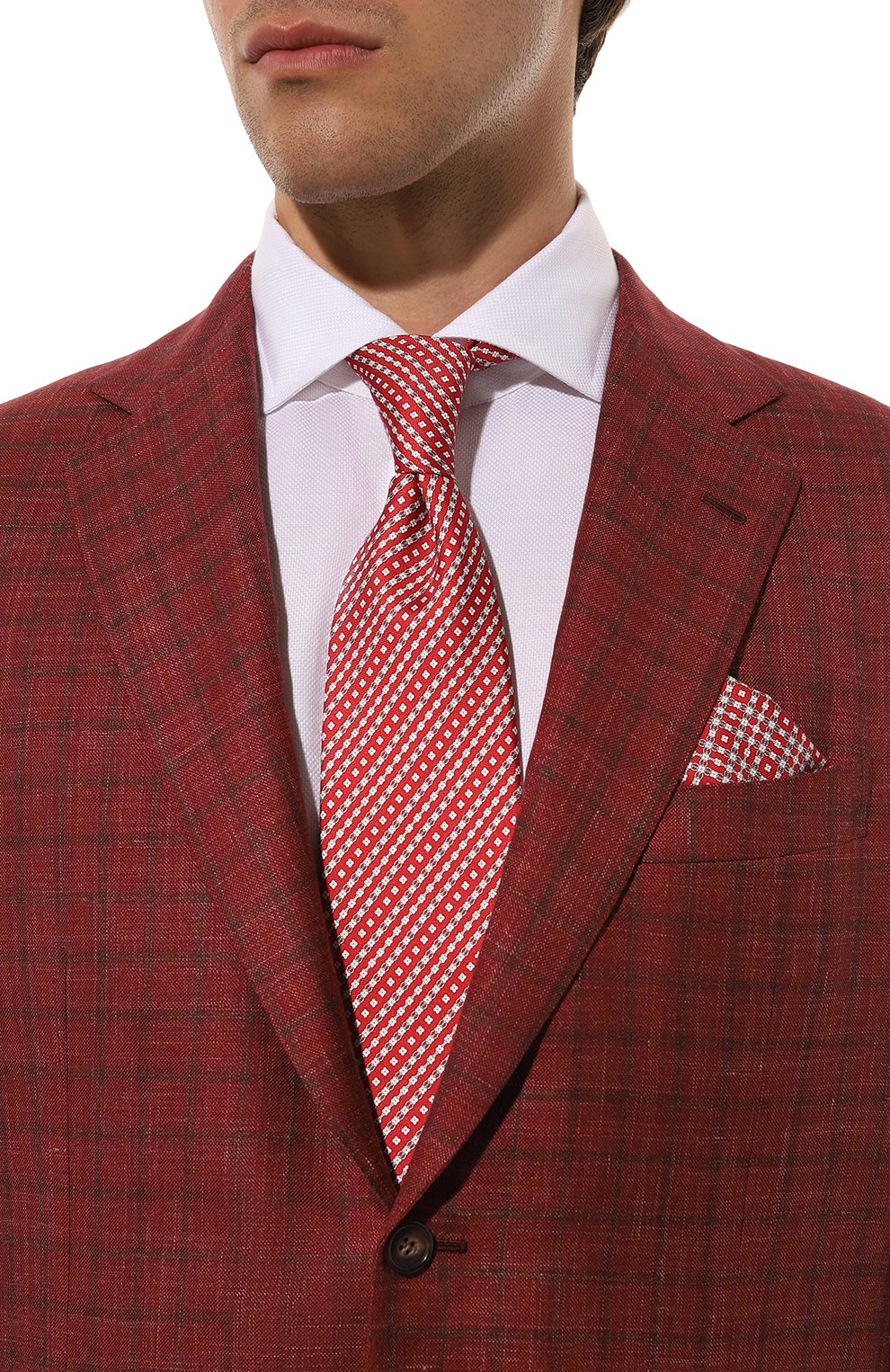 Комплект из галстука и платка STEFANO RICCI, арт. DH/51100, фото 2