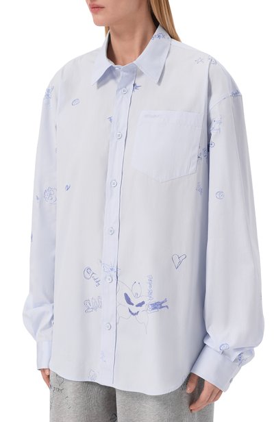 Хлопковая рубашка VETEMENTS, арт. MH27SH256LB, фото 3