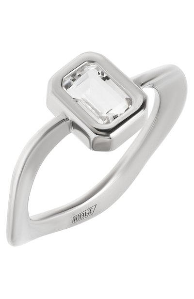 Кольцо-волна wave base с хрусталем MOONKA, арт. wav-r-crs, фото 3