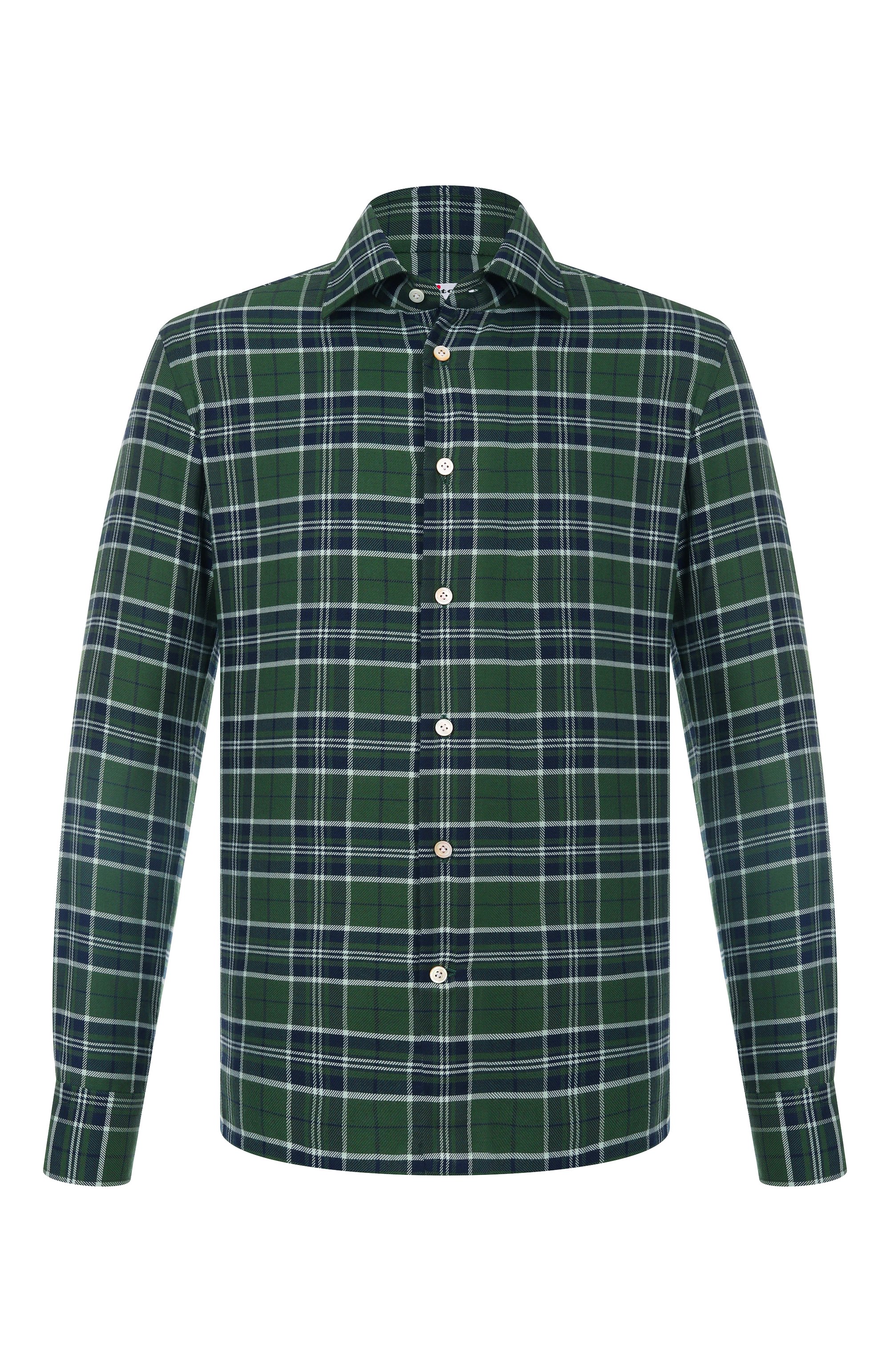 Рубашка из хлопка и кашемира KITON, арт. UMCNERH0942007, фото 1