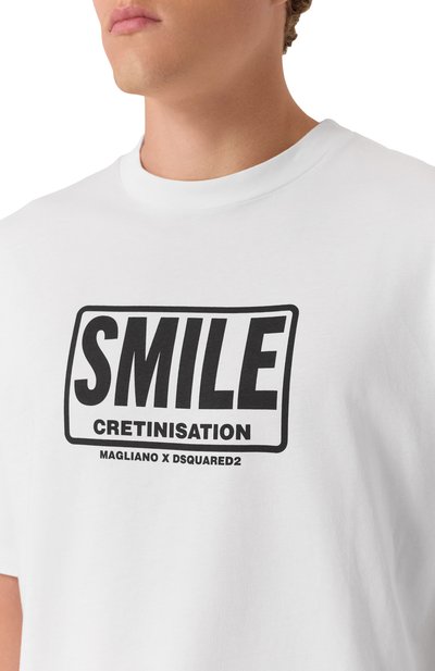 Хлопковая футболка dsquared2 x magliano DSQUARED2, арт. S71GD1595/D20020, фото 5