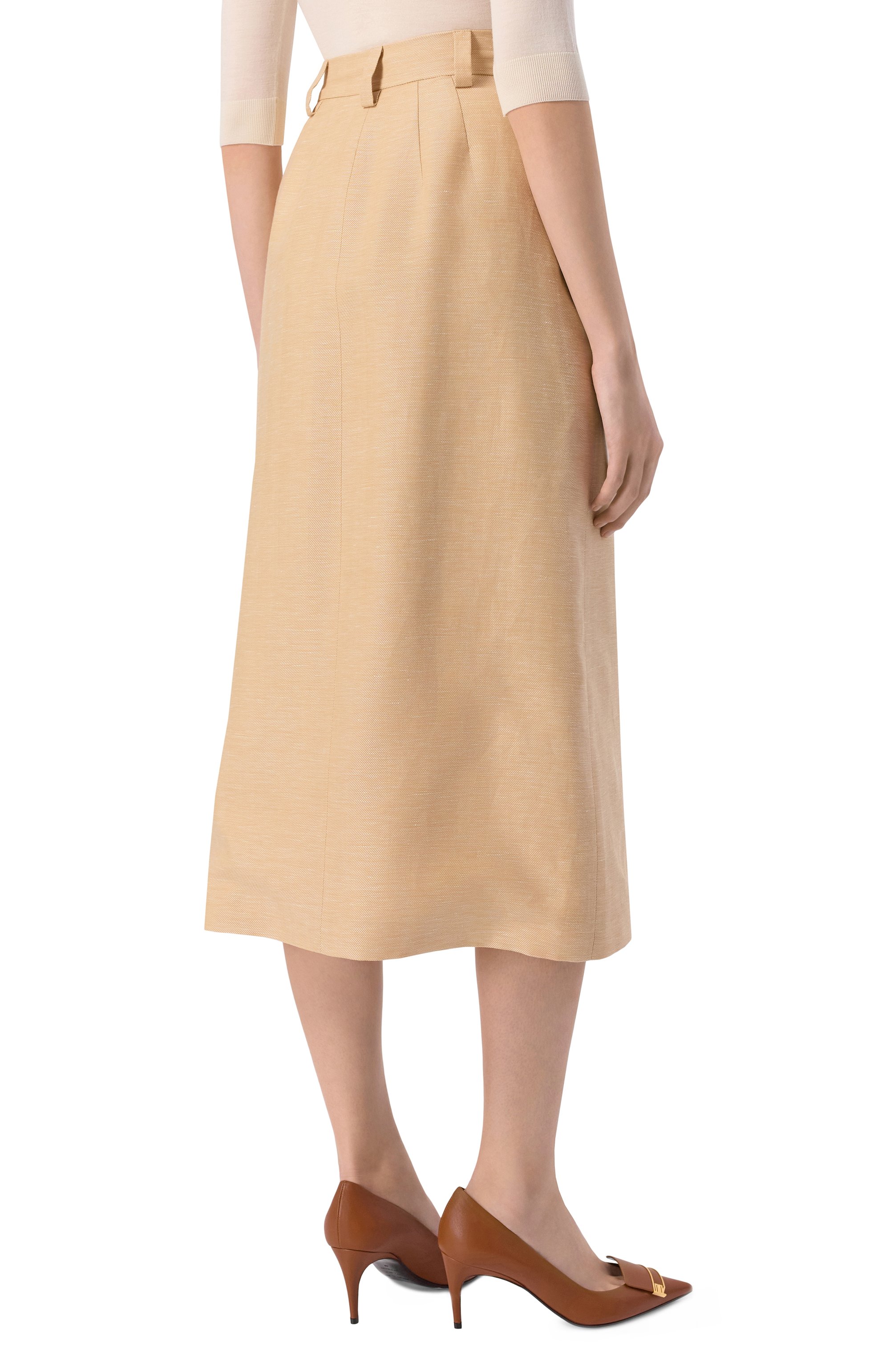 Юбка из кашемира и льна COLOMBO, арт. GN00161/77528-U, фото 4