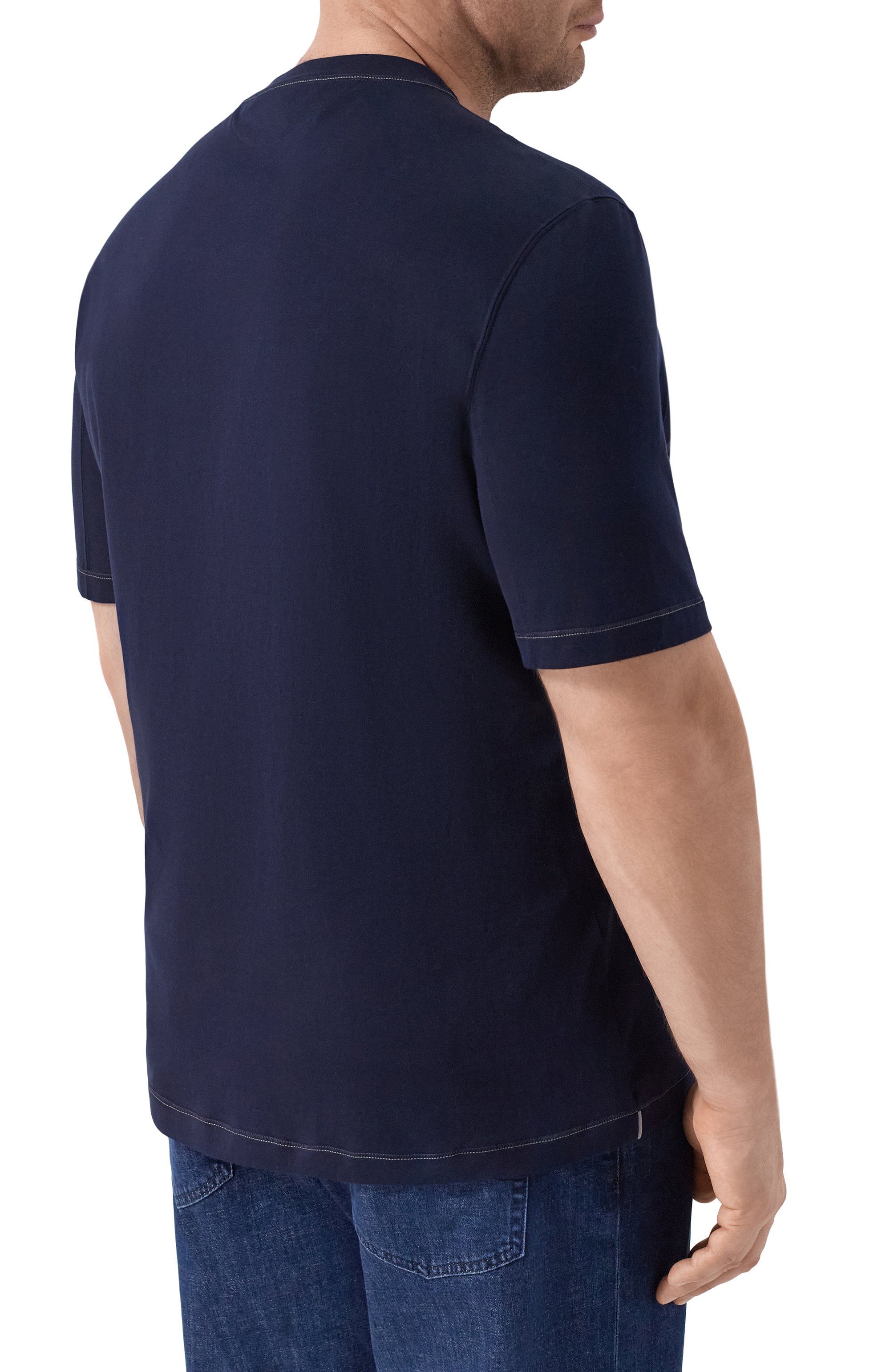 Хлопковая футболка BRUNELLO CUCINELLI, арт. M0B131328G, фото 4