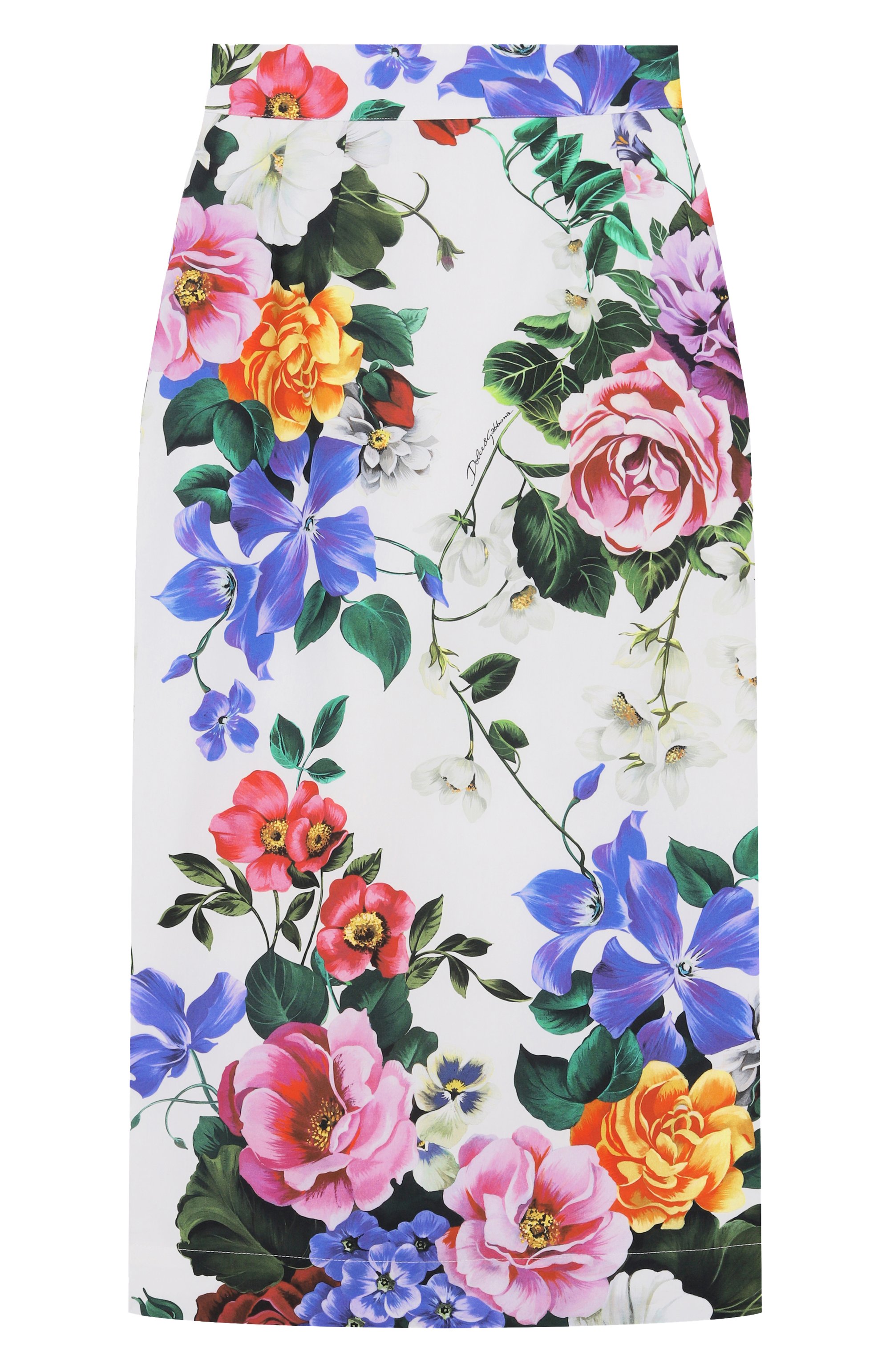 Хлопковая юбка DOLCE & GABBANA, арт. F4CDFT/HS5S6, фото 1