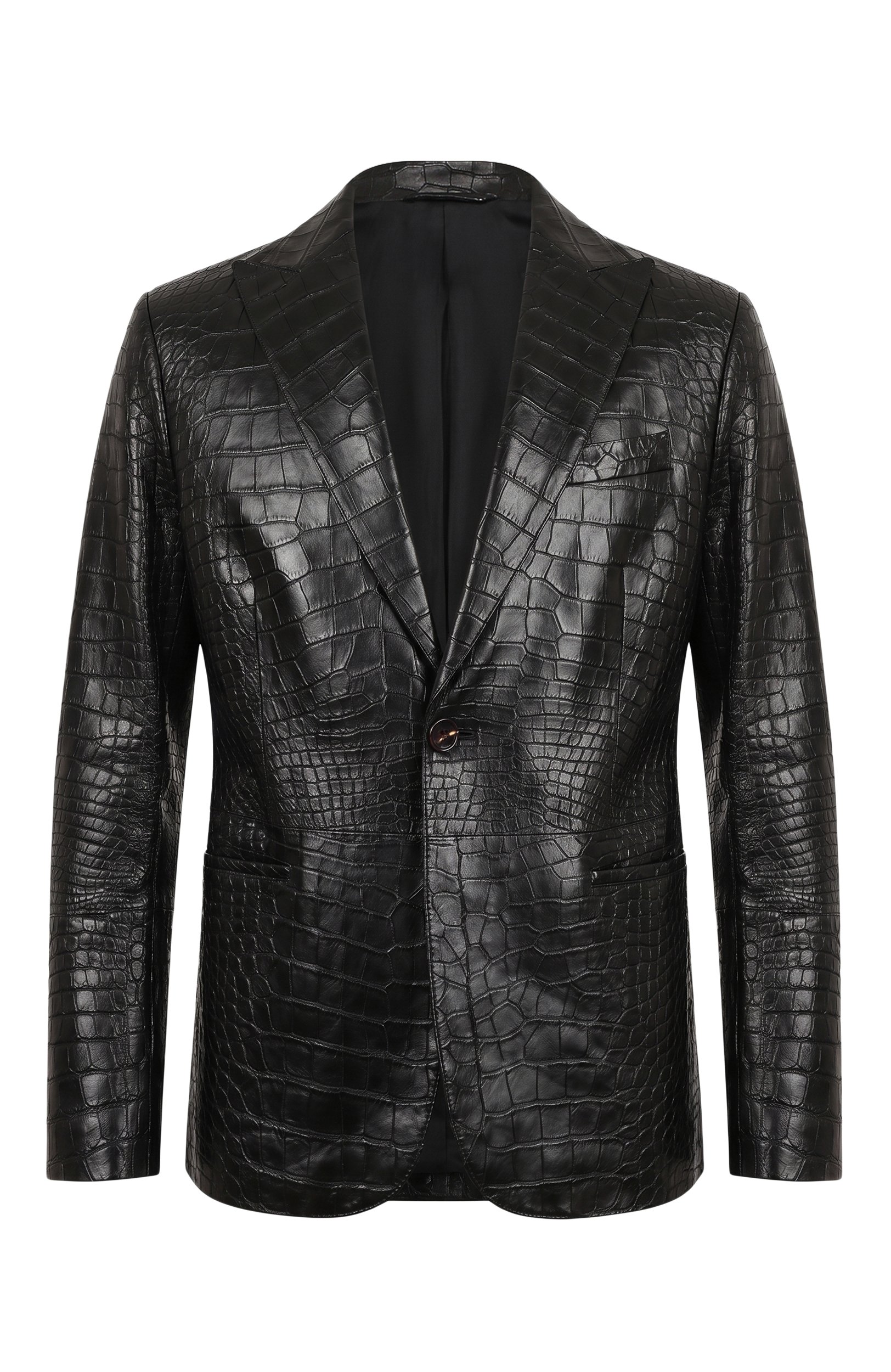 Пиджак из кожи крокодила GIORGIO ARMANI, арт. RSG05P/RSP10, фото 1