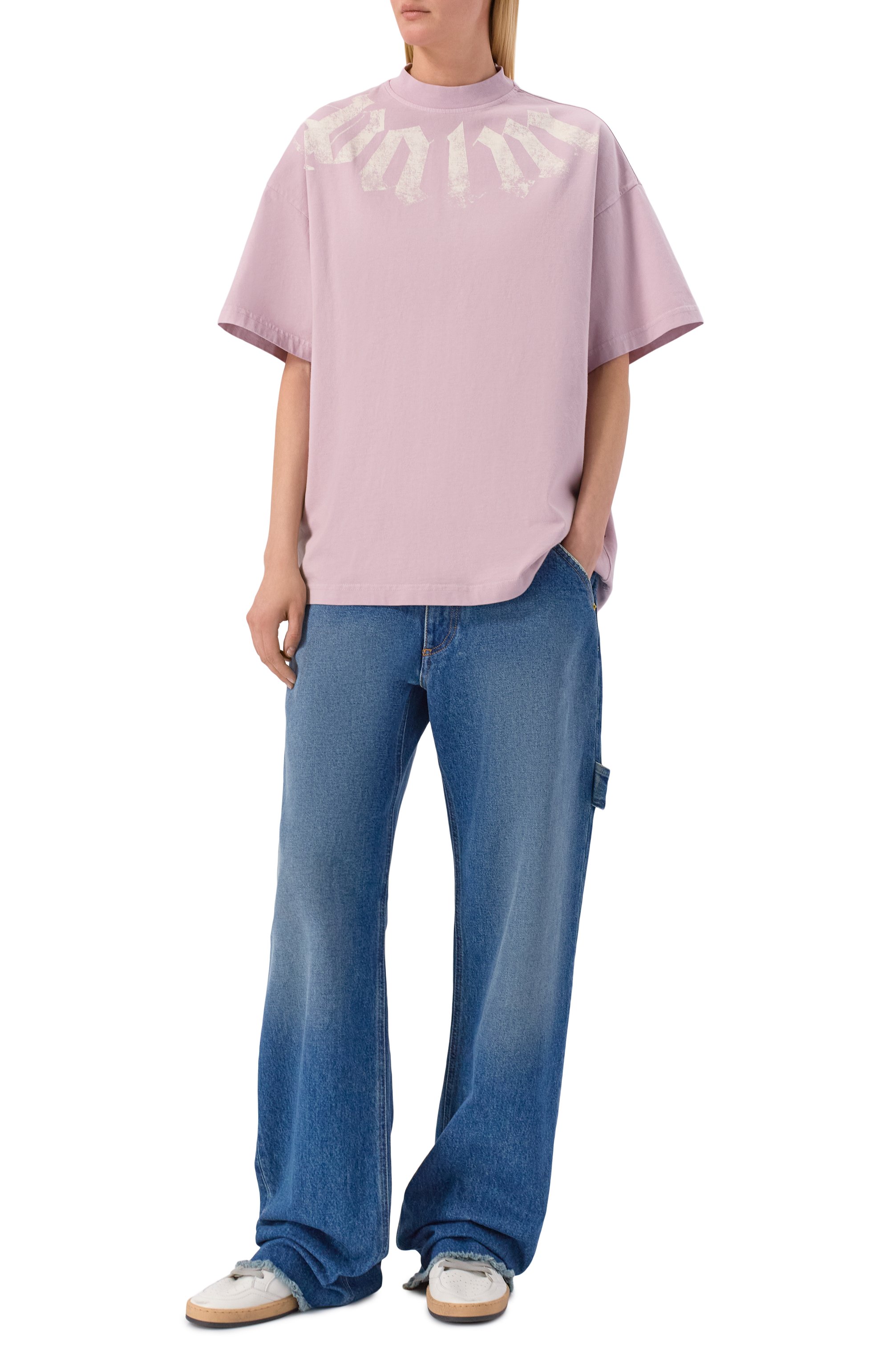 Хлопковая футболка PALM ANGELS, арт. PWAA07BS26JER007, фото 2