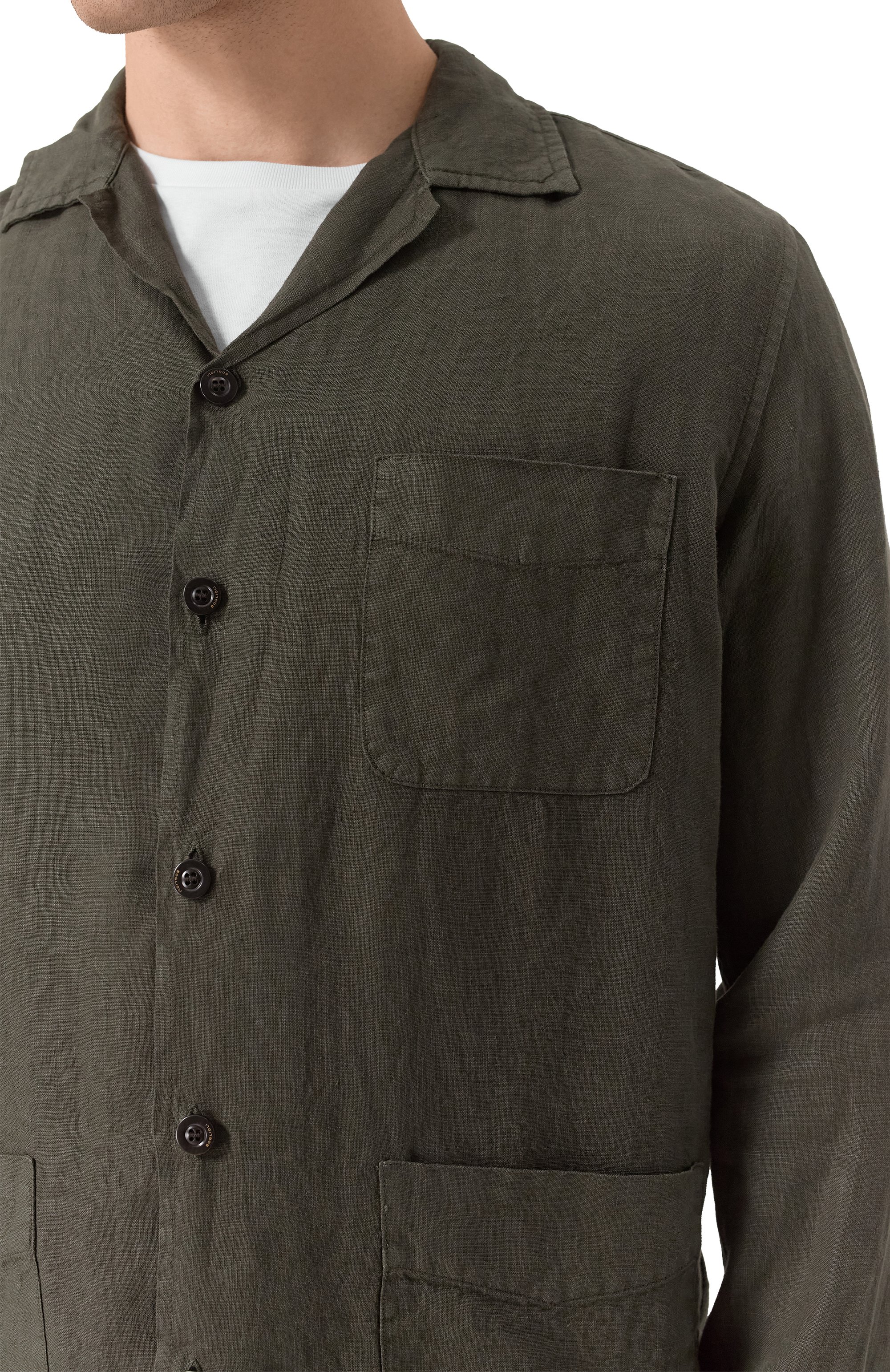 Льняная рубашка BOGLIOLI, арт. 60200Q/SB5752, фото 5