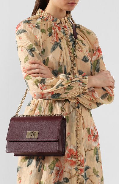 Сумка 1927 small FURLA бордового цвета по цене 33600 руб., арт. BAFI/ARE, фото 5 Сумка 1927 small FURLA, арт. BAFI/ARE, фото 5