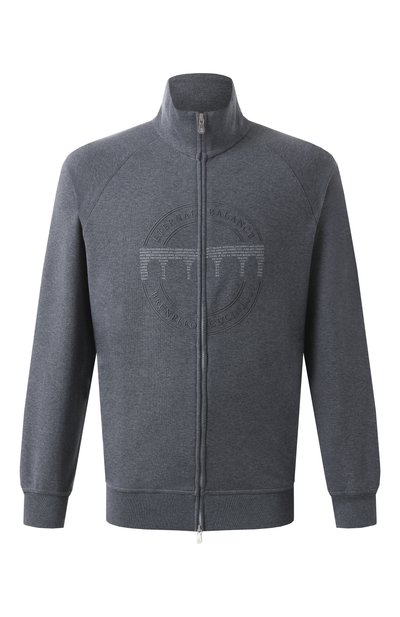 Мужской хлопковая толстовка BRUNELLO CUCINELLI, арт. MM8363140G