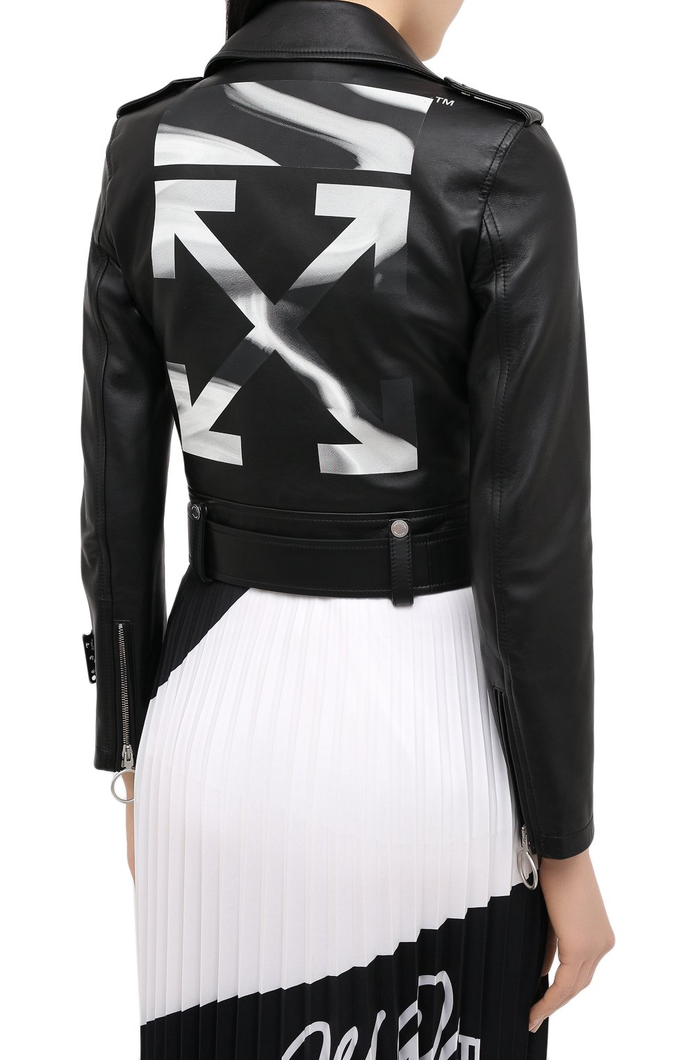 Кожаная куртка OFF-WHITE, арт. 0WJG002R21LEA001, фото 4