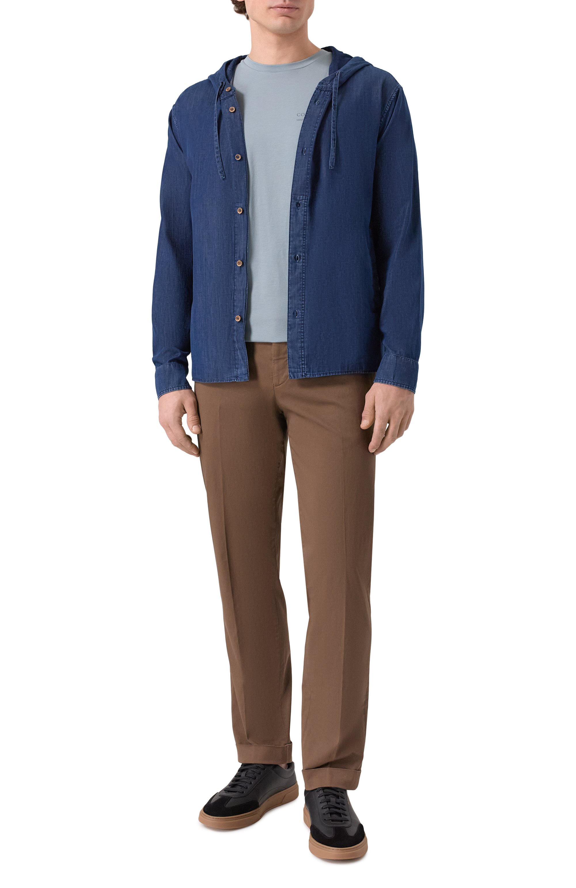 Хлопковая рубашка PAUL&SHARK, арт. 26413320_001, фото 2