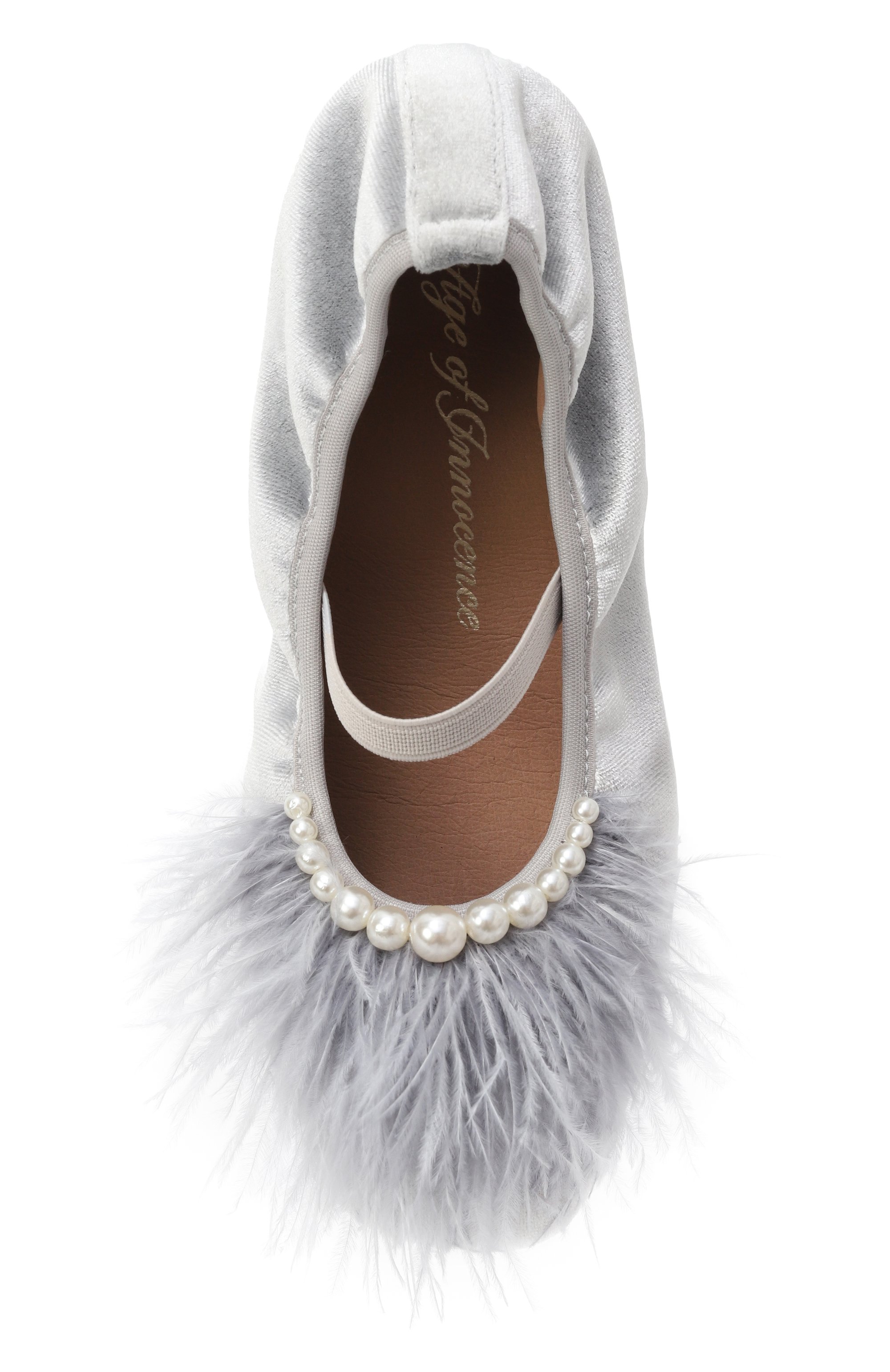 Бархатные балетки blanche AGE OF INNOCENCE, арт. 000485/BLANCHE/34, фото 4