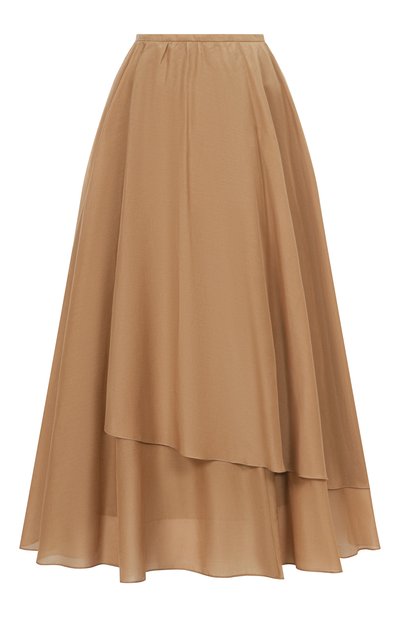 Женская юбка из хлопка и шелка 12 STOREEZ, арт. 132032