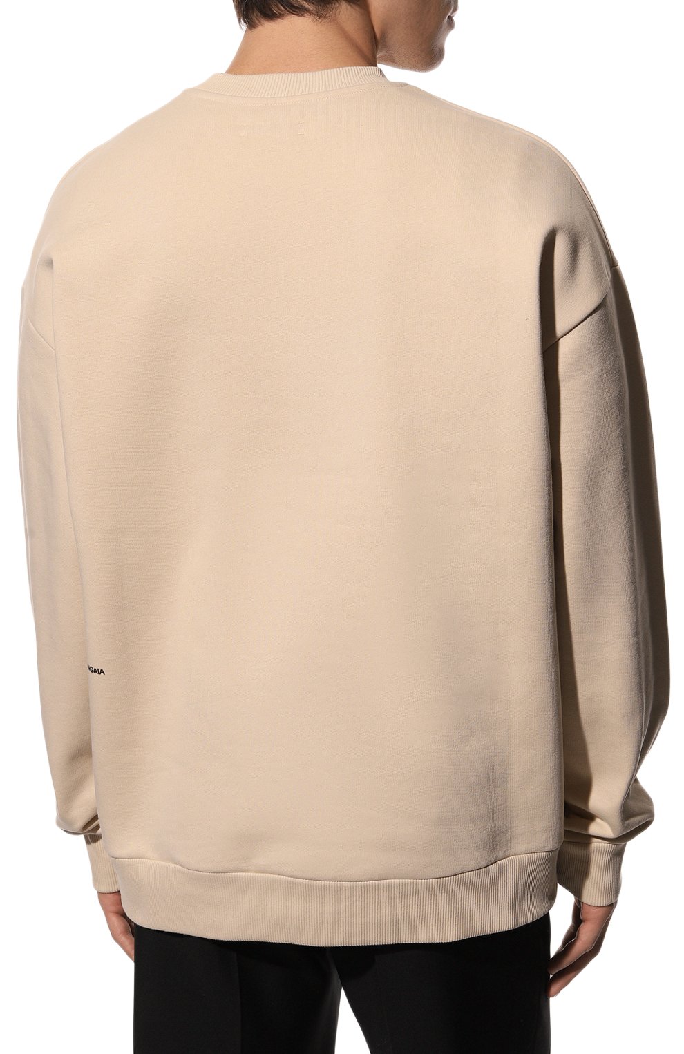 Хлопковый свитшот PANGAIA бежевого цвета по цене 19100 руб., арт. 365 Signature Sweatshirt, фото 7 Хлопковый свитшот PANGAIA, арт. 365 Signature Sweatshirt, фото 7