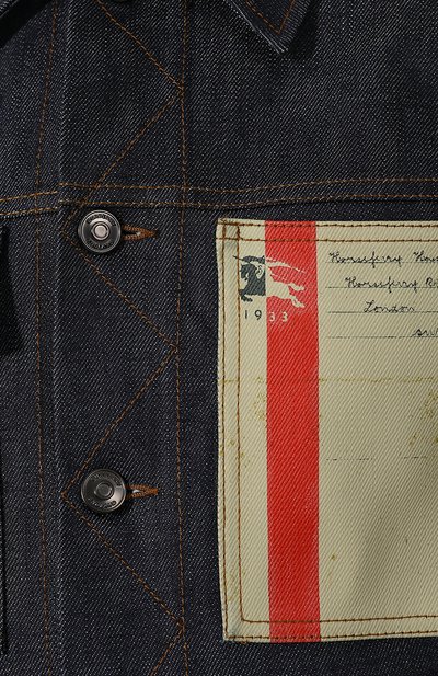 Джинсовая куртка BURBERRY, арт. 8010529, фото 5