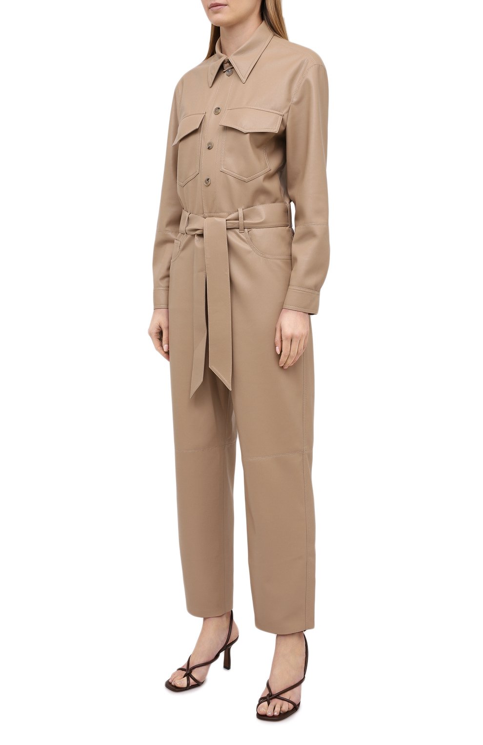  Комбинезон из экокожи NANUSHKA, арт. ASHT0N_SANDST0NE_VEGAN LEATHER, фото 3