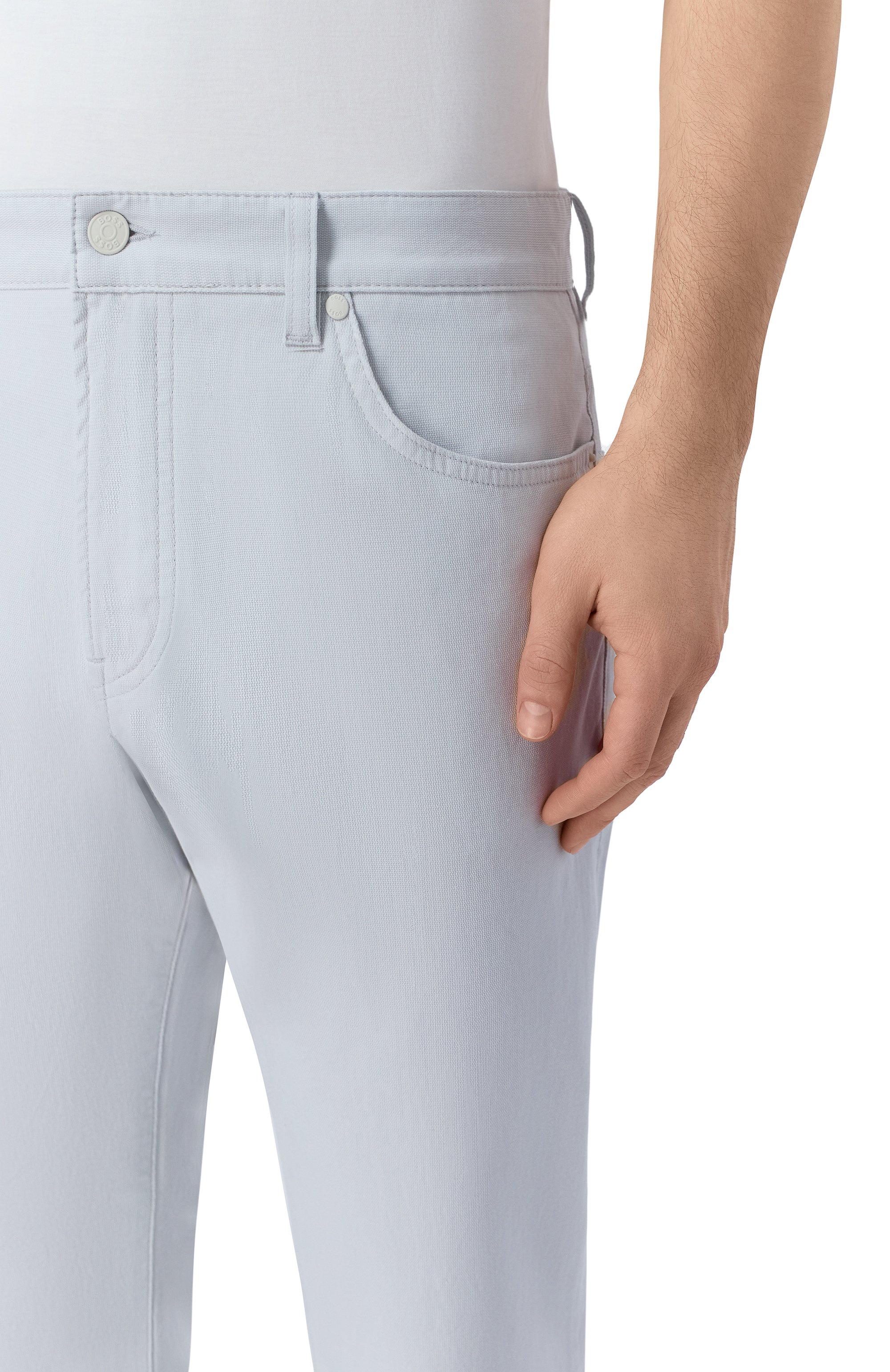 Хлопковые брюки BOSS, арт. 50553815, фото 5