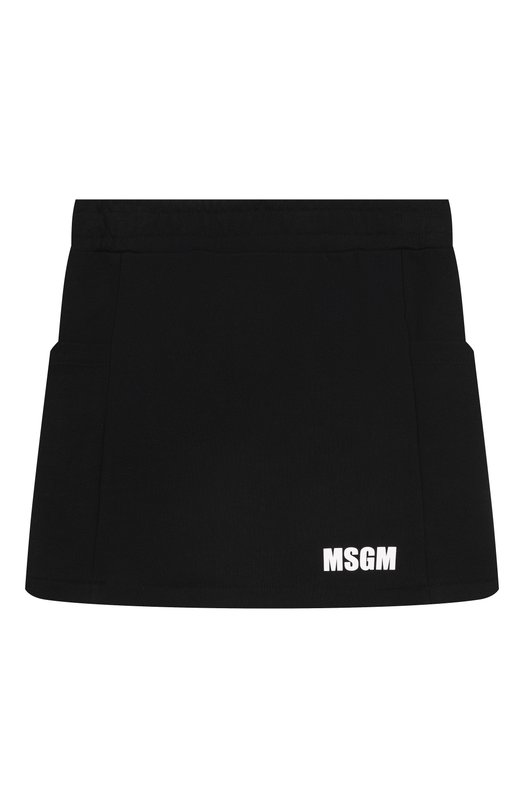 

Хлопковая юбка MSGM kids, Чёрный
