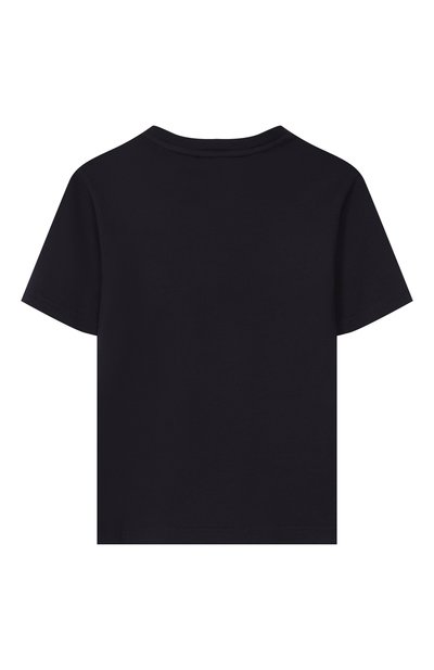 Хлопковая футболка DOLCE & GABBANA темно-синего цвета по цене 23600 руб., арт. L4JTHU/G7PMI, фото 2 Хлопковая футболка DOLCE & GABBANA, арт. L4JTHU/G7PMI, фото 2