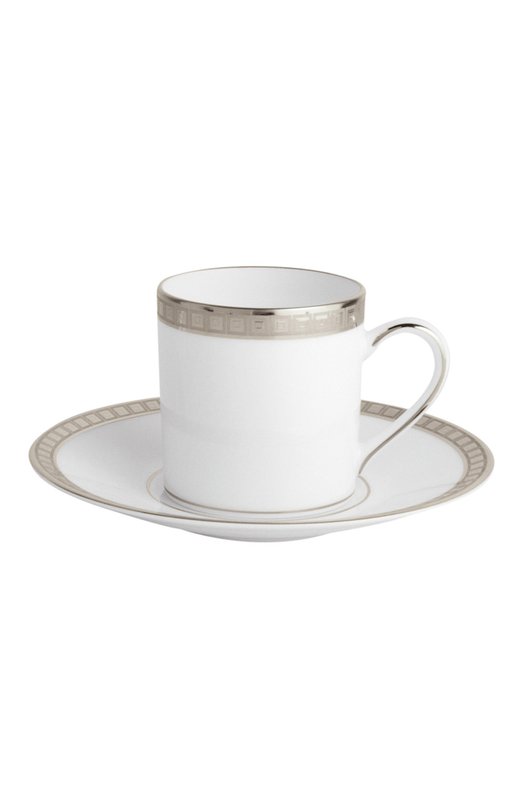 фото Чашка кофейная с блюдцем athena platine bernardaud