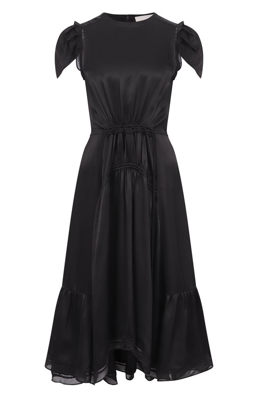 Атласное платье 3.1 Phillip Lim S251-90947NVS Чёрный S251-90947NVS