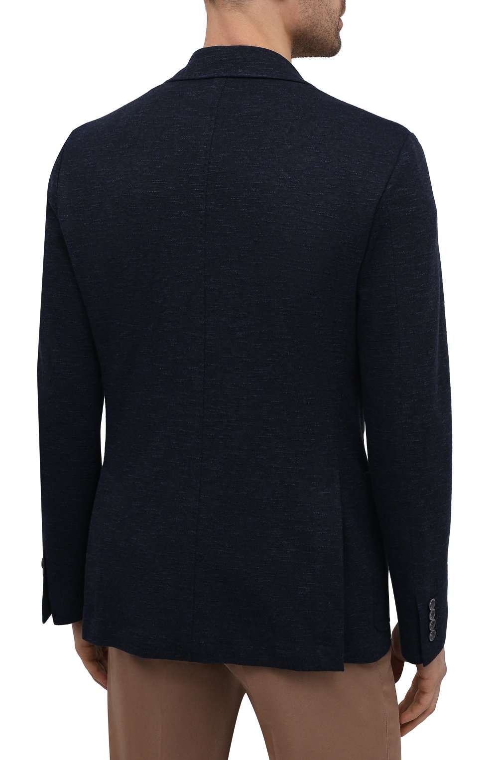 Пиджак из хлопка и льна CANALI, арт. J0147/JJ01975, фото 4