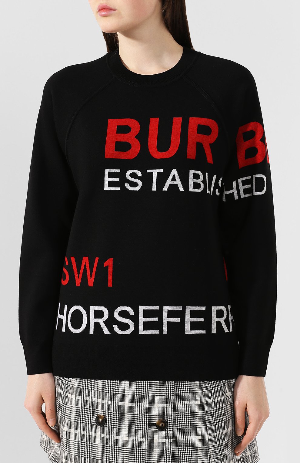 Шерстяной свитшот BURBERRY, арт. 8013417, фото 3