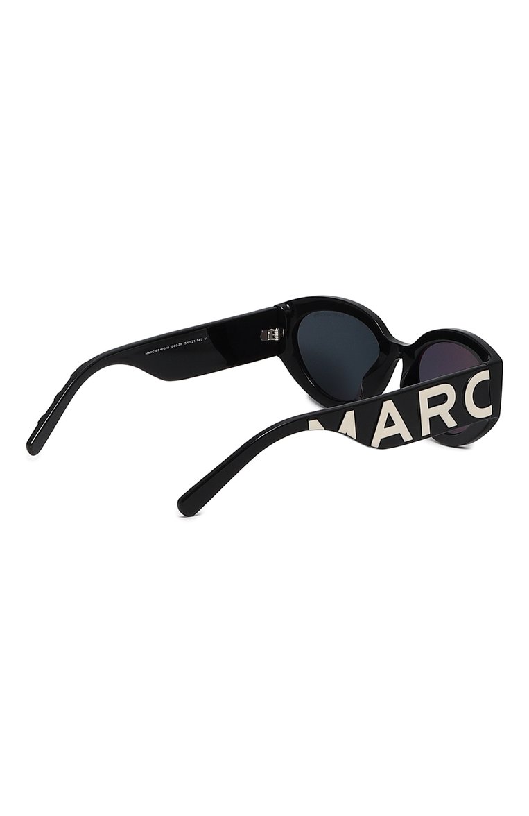 Женские солнцезащитные очки MARC JACOBS (THE) черного цвета, арт. MARC 694/G 80S | Фото 4 (Региональные ограничения белый список (Axapta Mercury): Не проставлено; Нос: Не проставлено; Тип очков: С/з; Материал: Пластик; Очки форма: Овальные; Оптика Гендер: оптика-женское)