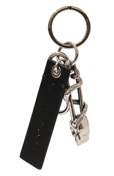 Брелок ALEXANDER MCQUEEN черного цвета по цене 51950 руб., арт. 710857 1AAJX, фото 2 Брелок ALEXANDER MCQUEEN, арт. 710857 1AAJX, фото 2