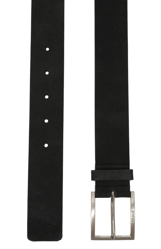 Замшевый ремень HUGO 50497455 Чёрный  50497455 Фото 3