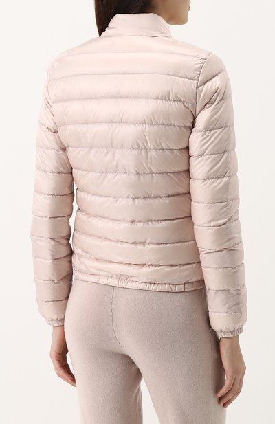 Стеганый пуховик с воротником-стойкой MONCLER светло-розового цвета по цене 47100 руб., арт. D1-093-45379-99-53048, фото 4 Стеганый пуховик с воротником-стойкой MONCLER, арт. D1-093-45379-99-53048, фото 4