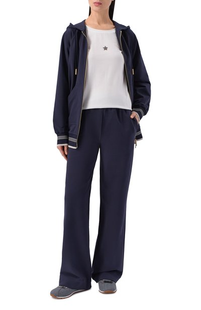 Хлопковый лонгслив LORENA ANTONIAZZI, арт. TS10/9999, фото 2