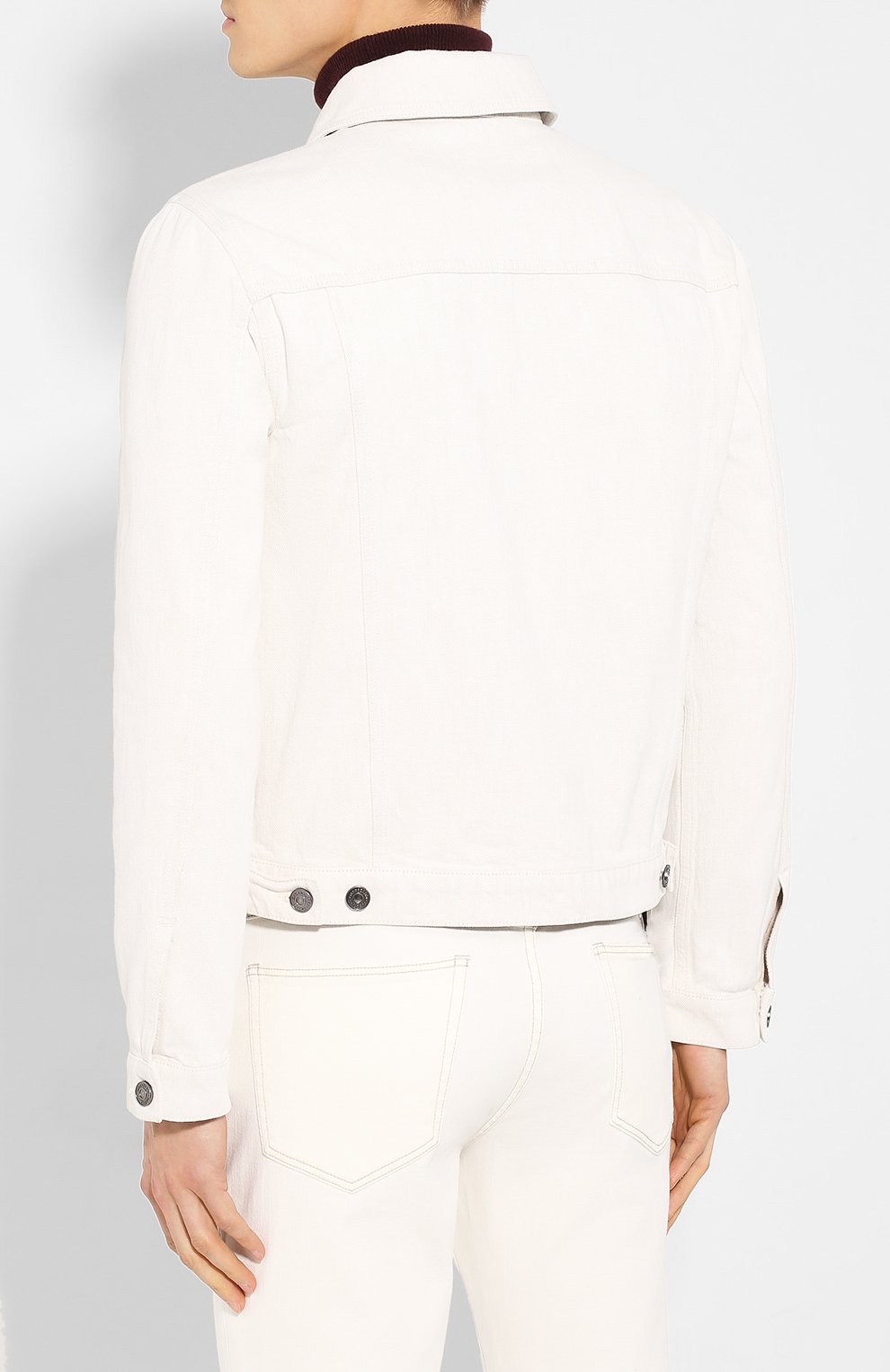 Джинсовая куртка ZEGNA белого цвета по цене 119500 руб., арт. UUT12/U135C, фото 4 Джинсовая куртка ZEGNA, арт. UUT12/U135C, фото 4