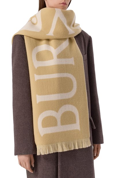 Шерстяной шарф BURBERRY, арт. 8109562, фото 3