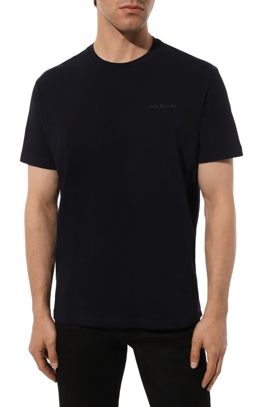 Хлопковая футболка Paul&Shark 14311616 Синий  14311616 Фото 3