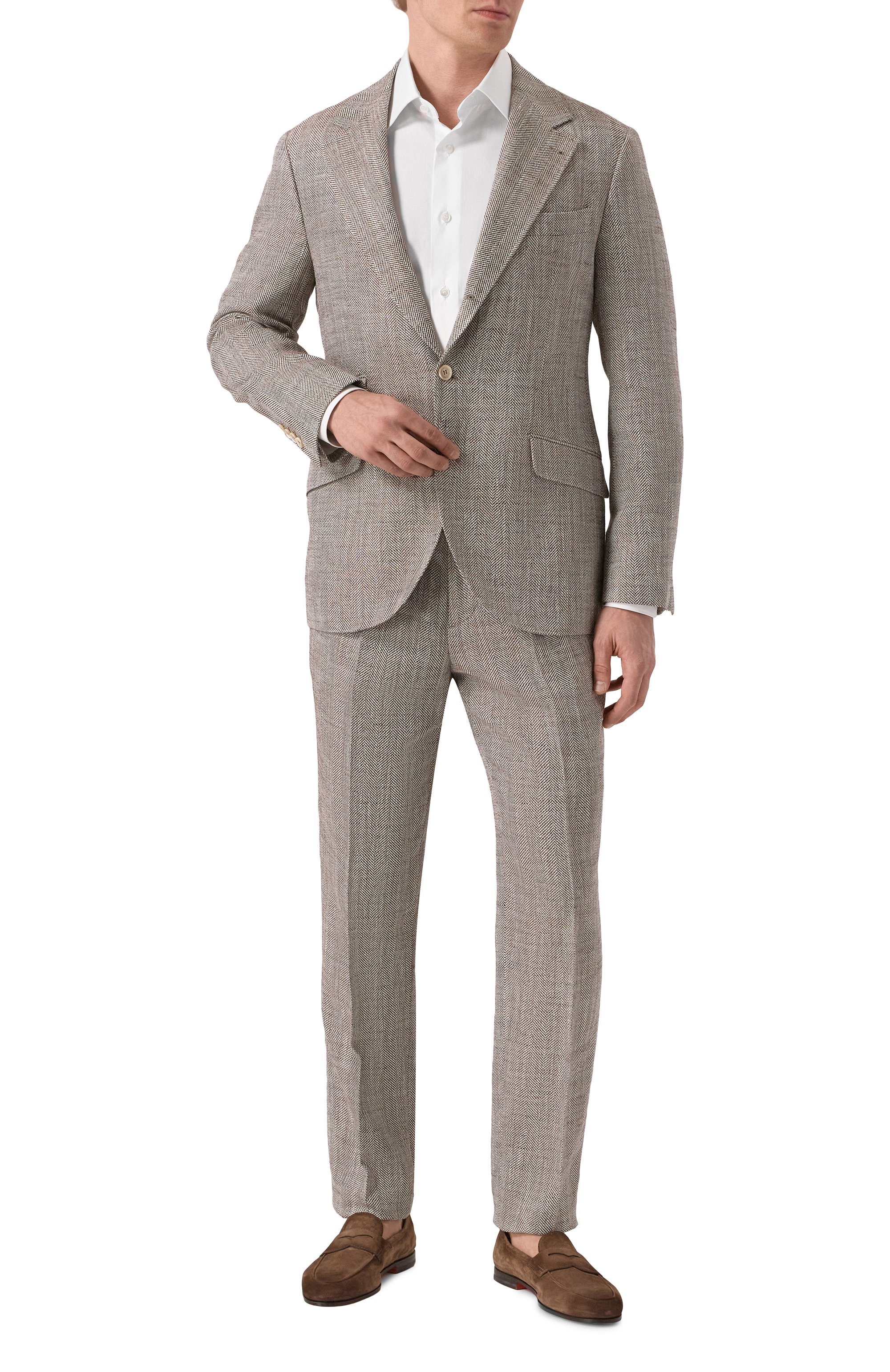 Костюм из шелка и льна BRUNELLO CUCINELLI, арт. MR476LDWH, фото 1