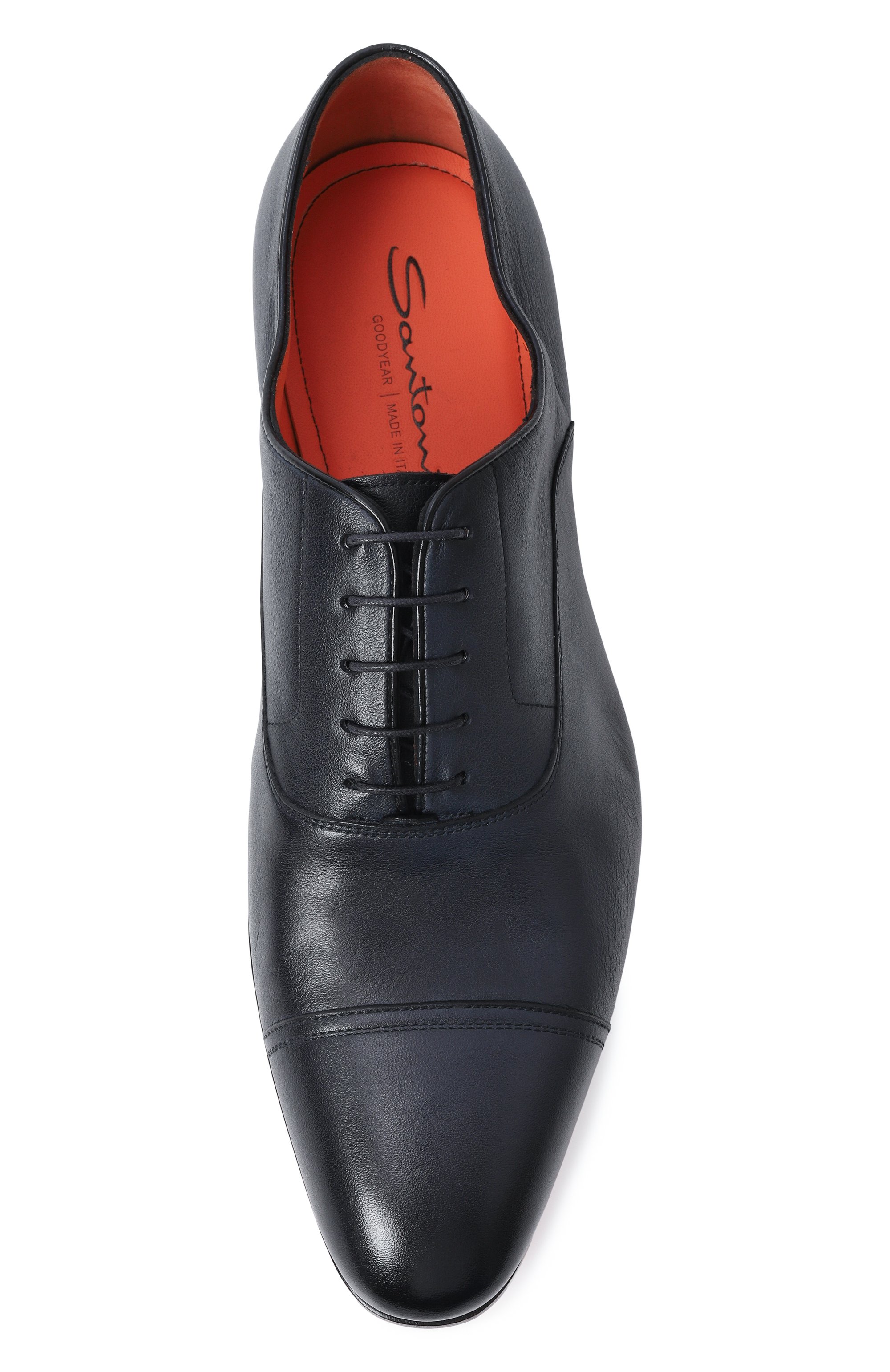 Кожаные оксфорды levante SANTONI, арт. MCLG17801SA3BSLFN01, фото 6