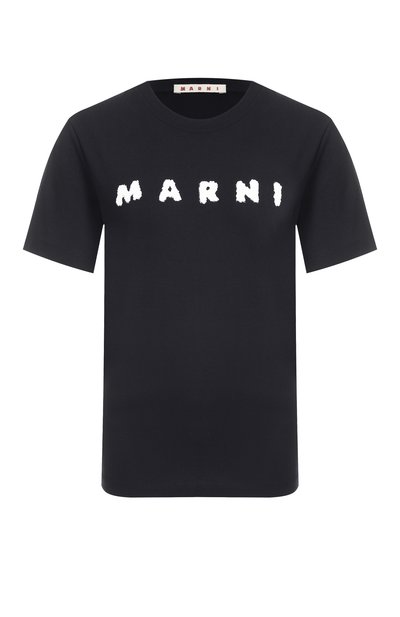 Женская хлопковая футболка MARNI, арт. THJE0293P8/USCX42