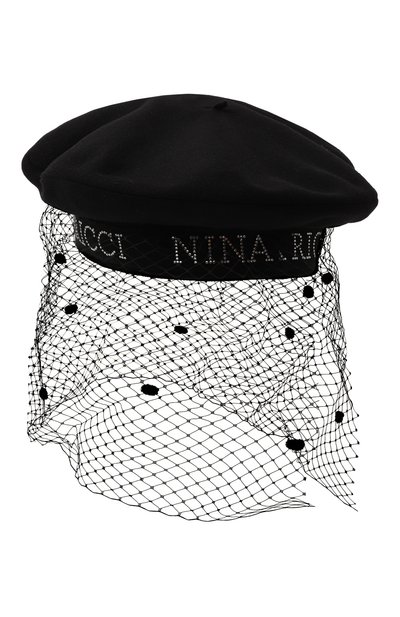 Берет из шерсти и кашемира NINA RICCI, арт. 23AAA0096FEL017, фото 3