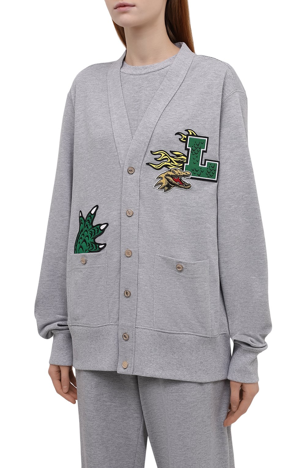 Хлопковый кардиган LACOSTE, арт. SH7971CCA, фото 3