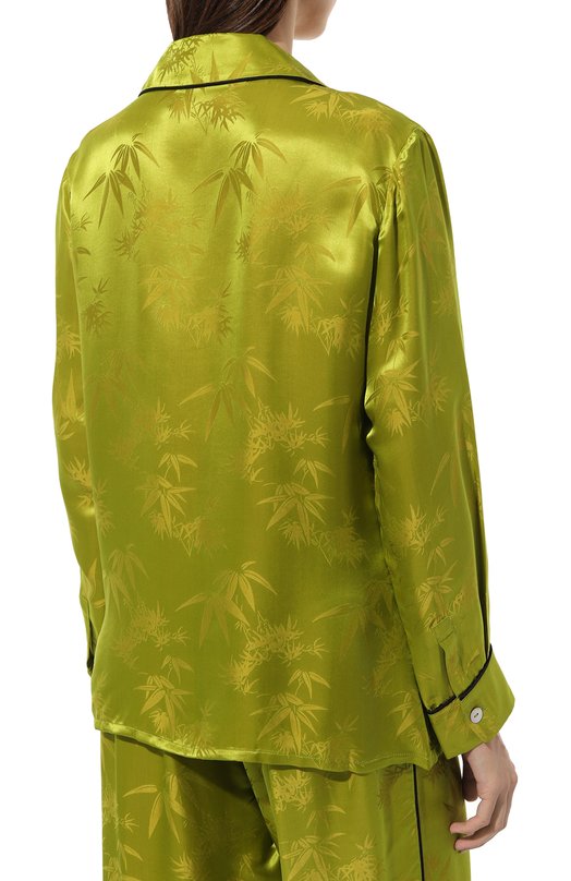 Пижама из вискозы и шелка Kleed Loungewear BAMB00 PYJAMA Зелёный  BAMB00 PYJAMA Фото 4