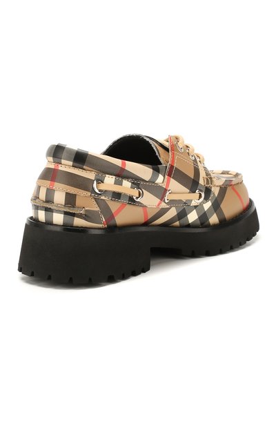 Кожаные туфли BURBERRY, арт. 8023816, фото 3