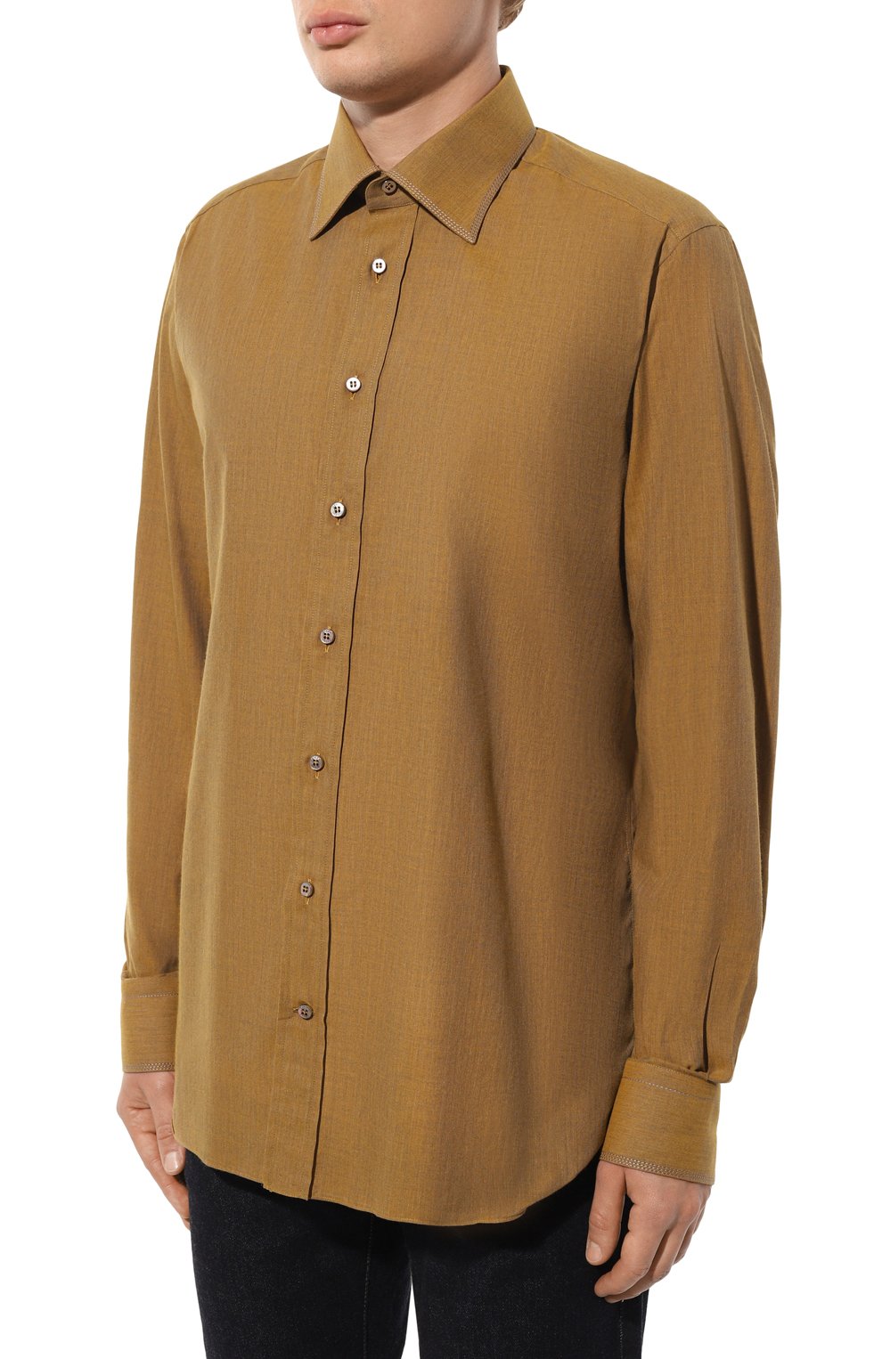 Хлопковая рубашка ZILLI, арт. CLAA03ZS13170ZS355451, фото 3