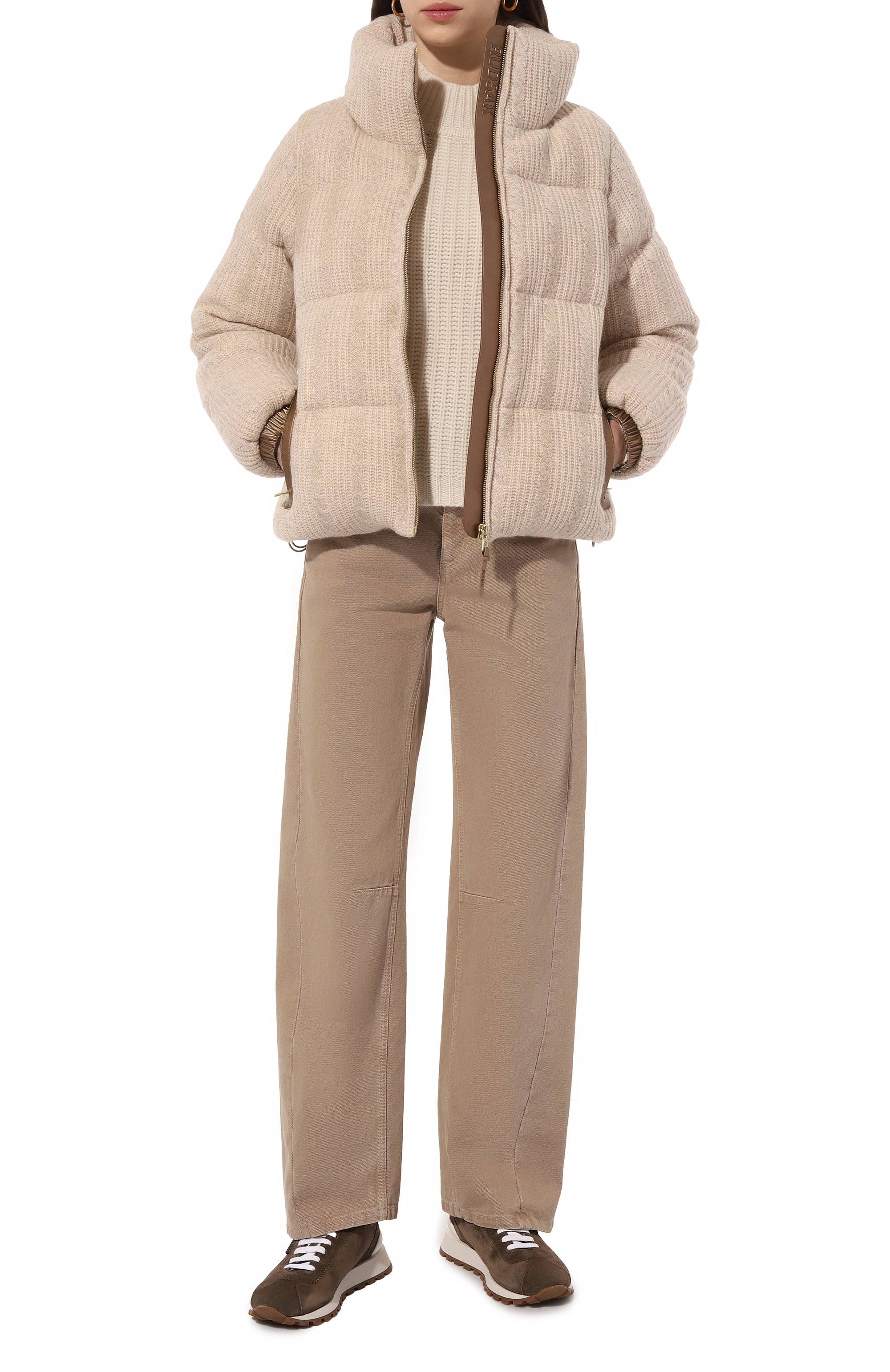 Пуховик RUDSAK светло-бежевого цвета по цене 142000 руб., арт. 8124719/AMELIE, фото 2 Пуховик RUDSAK, арт. 8124719/AMELIE, фото 2